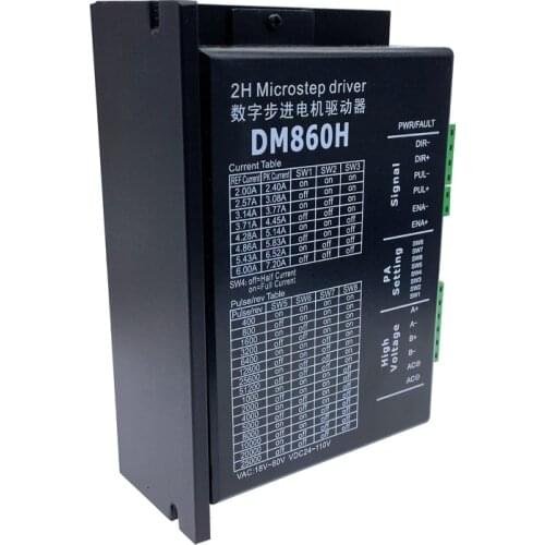 DM860H Nema23/34 Stepper motor driver microstep motor brushless DC motor shell for 57 86 stepper motor
