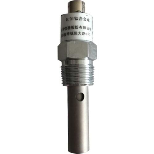 Titanium alloy conductivity electrode sensor probe for High purity water 0~2uS/cm Ultra low conductivity liquid