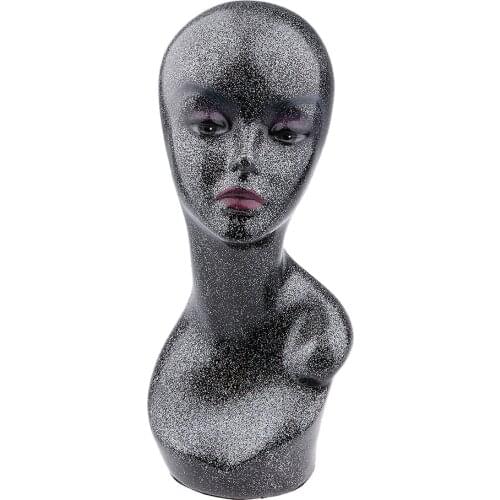 Mannequin Head for Wigs Making wig Display Practice Training Styling Bald Professional Cosmetology Female