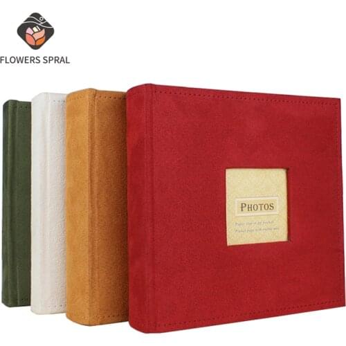 Creative Gift Nostalgic 6-Inch Photo Album 200 Plug-In Photos Children Grow Up Storage Wedding Gifts Graduation Photo Album