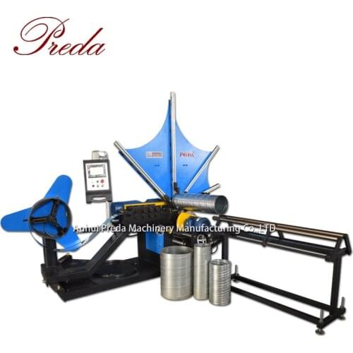 Band type spiral duct forming machine with 80-1600mm diameter molds
