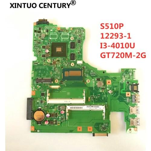 For Lenovo S510P LS41P LS51P notebook motherboard 12293-1 48.4L106.011 Motherboard CPU i3 4010U GT720M 2G DDR3 100% test work