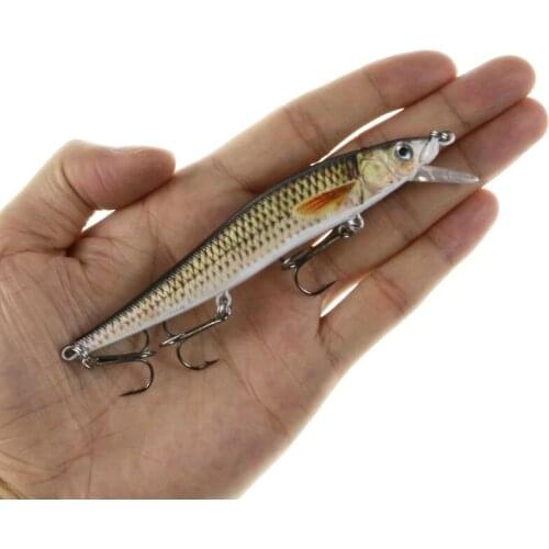 Slow Sinking Minnow Fishing Bait 11.5cm 13.8g Artificial Hard Bait Swimbait Wobblers Lure Bass Pike Muskie Fish Lure