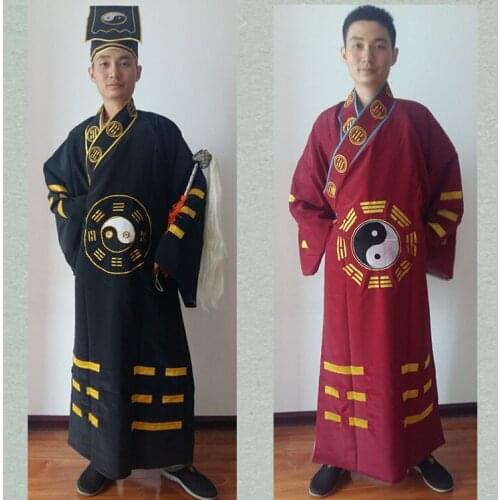 Men Taoist clothes show clothes Taoist robes supplies Road clothes Road robes gossip Dao Shi clothing
