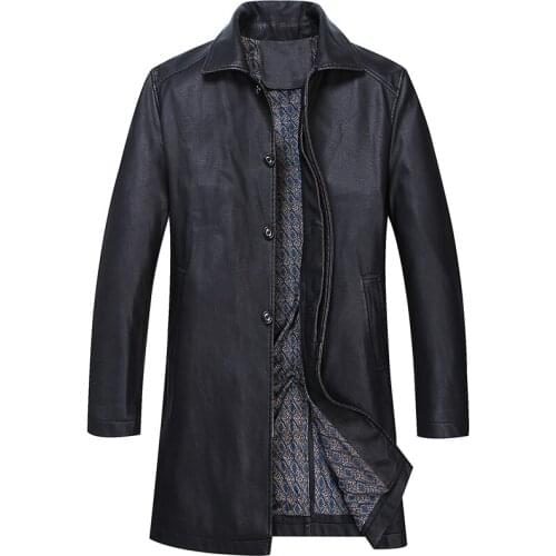 2017 plus-size M-5XL leisure mens clothing leather jacket More male coat Leather city boy coat