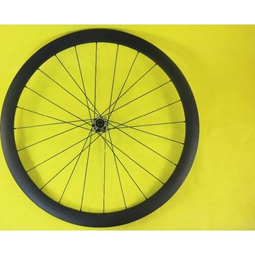 Light 750g 700C 42mm asymmetric tubeless disc road rear carbon wheel UD 3K 12K Twill clincher Novatec D412SB wing 20 spokes