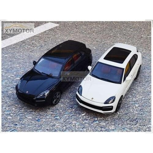 New MINICHAMPS 1:18 For Porsche Cayenne Turbo S 2017 Diecast Model Car Gift Collection Display White:Black Metal,Plastic,Rubber