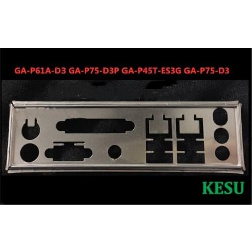 New I/O shield back plate Chassis bracket of motherboard for Gigabyte GA-P61A-D3 GA-P75-D3P GA-P45T-ES3G just shield backplane