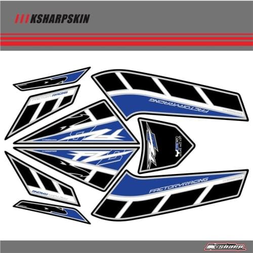 Front Fairing Motor Number Board 3D Gel Protector for YAMAHA FZ800 2010
