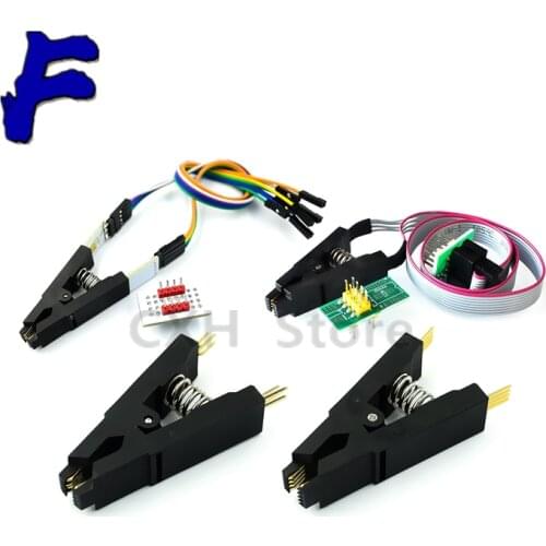 Programmer Test clip SOP8 Eight-pin BIOS clip Wide and narrow body 8-pin universal clip Adapter clip IC Socket Burning chip clip