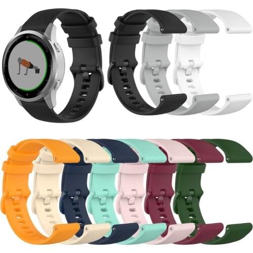 For Venu2S Watch Bands - Soft Silicone Quick Release Straps - Choose Color- 18mm -Silky Soft Rubber Watch Bands 18mm