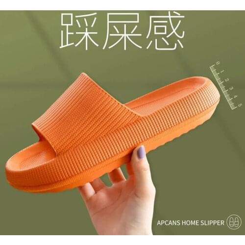 2021 Flip Flop Thick Sole Women Bathroom Slippers Women Indoor Slides Sandals Non-slip Men Ladies Girls Summer Platform Shoes