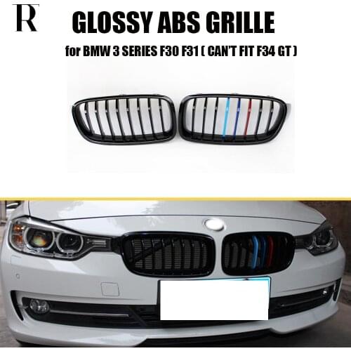 F30 F31 Replaced Style ABS Black Front Kidney Grill Grille for BMW F30 F31 3 Series Sedan & Wagon 320i 328i 335i 2012 - 2017