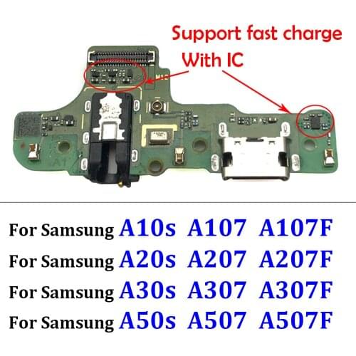 Dock Connector USB Charger Charging Port Flex Cable Board For Samsung A10S A20S A30S A50S A41 A01 A11 A21s A31 A51 A71 A70s