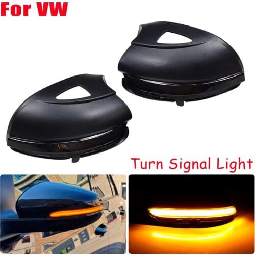 Scroll LED Dynamic Turn Signal Light Side Mirror Flashing Blinker Repeater For Volkswagen VW GOLF 6 VI MK6 GTI R line R20 Touran