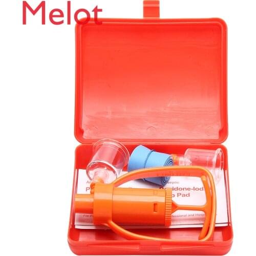 Poison Vacuum Extractor Outdoor Field Life-Saving Tool First Aid Box Snake Poison Bee Poison Pus Blood Extractor Suck Device