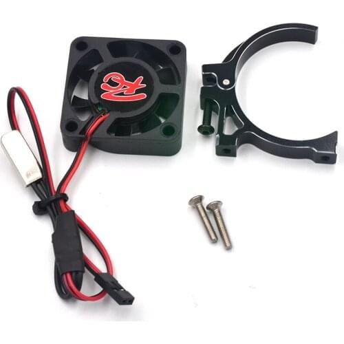 Professional 42MM Motor Temperature Control Cooling Fan Replacement Motor Heatsink for TRX-4 SCX10 E-REVO UDR RC Car Parts