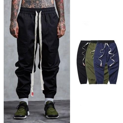 2020 spring Autumn mens Harem Pants Elastic Waist Track Pants Trousers Casual Fashion Joggers Sweatpants Pencil pants Overalls