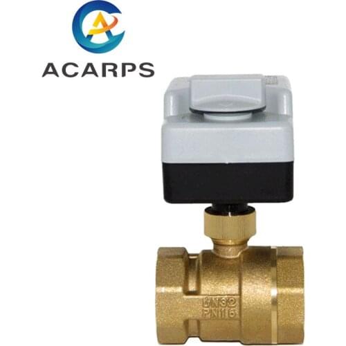 1-1/4" Manual-Automatic Integrated Electric Ball Valve Two-Way Three-Wire Two-Control 220VAC
