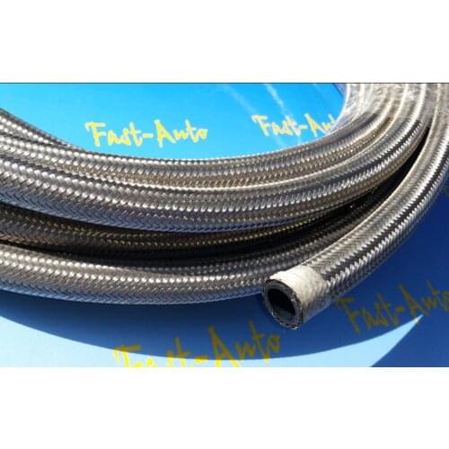1 meter an 12 an12 12an stainless steel braided hose line fitting transmission oil cooler kits for ej25 rb26det