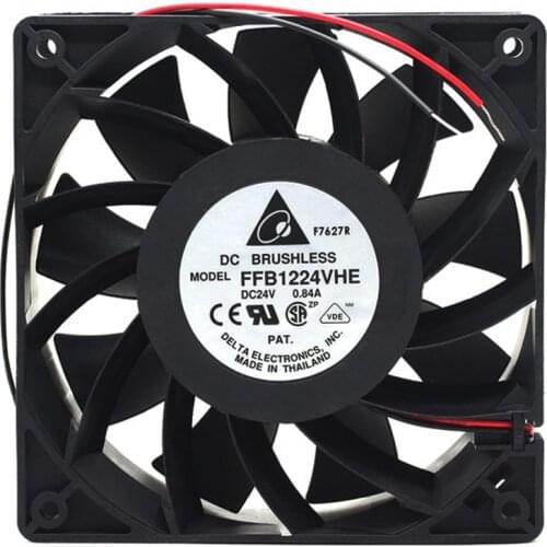 1pcs FFB1224VHE 24V 0.84A 120mm 12038 120*120*38mm inverter cooling fan