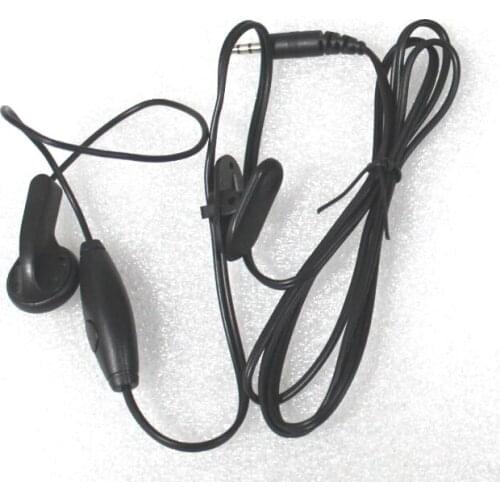 1pc In Ear Earphone Walkie Talkie earpiece 2.5mm F Type PTT Headset w/ Microphone for Handheld Two Way Radio T388 T228 T328 628