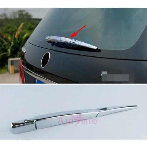 Car Styling Bright Chrome Rear Wiper Kits Cover Windshield Windscreen Blade 2015-2017 For Mercedes Benz GLE GLK Accessories