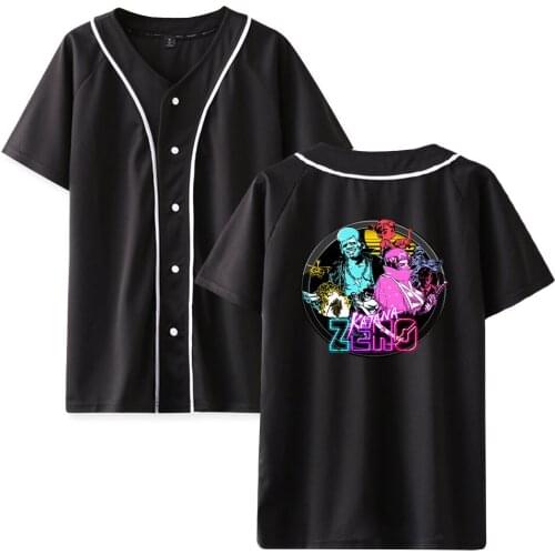 Katana ZERO Baseball T shirts Unisex Summer Short Sleeve T-shirt Hot Sale Fashion Streetwear Clothes
