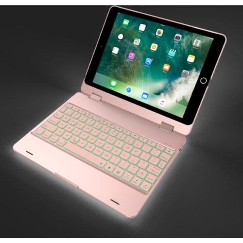 Landas For iPad Case With Keyboard 9.7 2018 Wireless Bluetooth 3.0 Backlit Luxury Cover For iPad 2018 Keyboard Case A1893