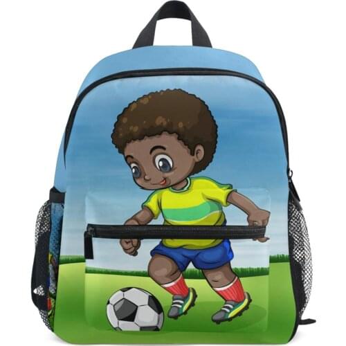 Children Backpacks Kids Kindergarten School Bags Cute Kids Baby Bags football boy Model Schoolbags for Boys Girls Drop Shippin'g
