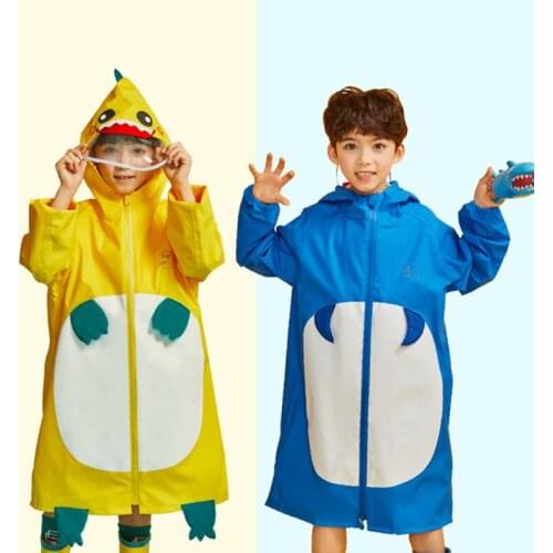80-140CM waterproof raincoat for children kids baby rain coat poncho boys girls primary school students rain poncho jacket
