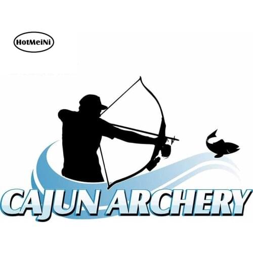 HotMeiNi 13cm x 7.6cm For Archery Bowhunter Decor Decal DIY Car Stickers Laptop Waterproof For SUV JDM VAN Occlusion Scratch