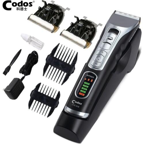 Codos 918 Super Professional Rechargeable Hair Clipper For Barber Salon 2600mA Hair Trimmer Ceramic Cutter Cutting Machine