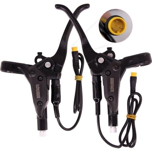 Power-off oil brake 3 pin E-bike Brake handle brakes hydraulic Pump up brake lever mountain bike pair new