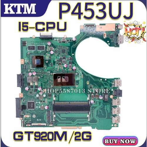 PE453U for ASUS P453UJ P453UQ P453U P453UR PRO453U laptop motherboard mainboard test OK I5-6200U cpu GT920M/2G 100% test