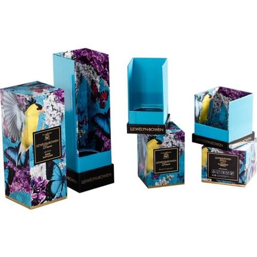 Custom Fashion Paper Perfume Bottle Gift Reed Diffuser Packaging Box