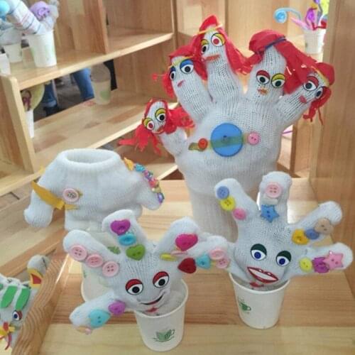 New Children DIY Stickers Kids Cartoon Animal Eye Nose Mouth Educational Toys Office Sticker on Laptop Decoration Birthday Gifts