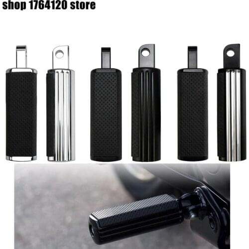 Motorcycle Foot Peg Male Footrests Matte Black/Chrome/Gloss Black Pedal For Harley Touring Electra Glide Softail Sportster Dyna
