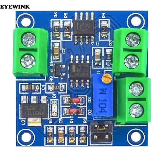 PWM to Voltage Converter Module 0%-100% to 0-10V for PLC MCU Digital to Analog Signal PWM Adjustabl Converter Power Module