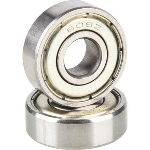 Deep Groove Ball Bearing 608ZZ 2RS 3D Printer Parts Deep Groove Flange Pulley Bearings for Tranmition Jmc 8mm*22mm*7mm
