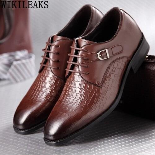 Monk Strap Crocodile Shoes for Men Oxford Official Shoes for Men Formal Shoes Men Wedding Dress Brown Dress Zapatos De Hombre