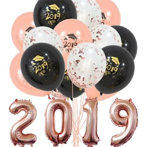 Graduation balloon congratulations multi color optional 2020 colored paper balloon festival decoration