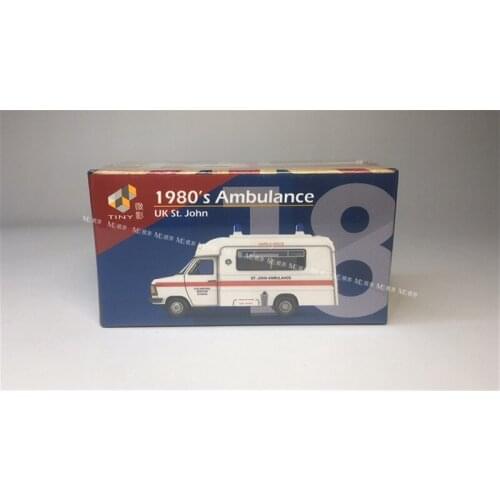 1:76 1980 AMBULANCE 18 Alloy model car Metal toys for childen kids diecast gift