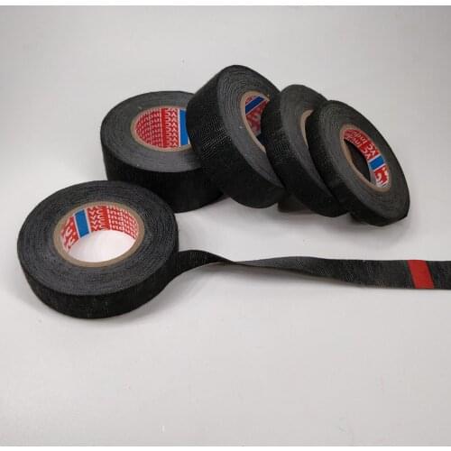 15m car Wiring Harness styling Car Vehicle Noise Sound Insulation Fleece Tape Black Hot Adhesive Cloth Fabric Tape Cable Looms