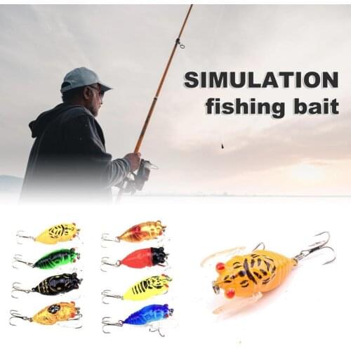 4cm 6.4g Little Fishing Lure Bionic Attractive Lightweight Insect Top Water Crank Bait Fake Lure Fishing sinking Wobbler