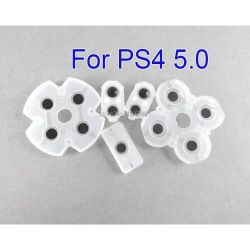 50sets Better Quality Conductive Rubber Pads For PS4 JDM055 for PS4 JDS 050 055 Controller L1 R1 L2 R2 Rubber Silicon Conductive