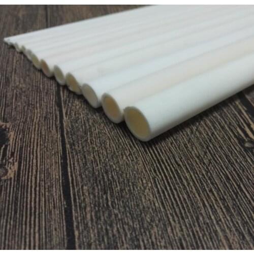 Aluminum ceramic tube 0.4 1 2 3 4 5 6 7 8 10 12 16 18mm ID single through hole pipe 99% corundum insulation 100mm long