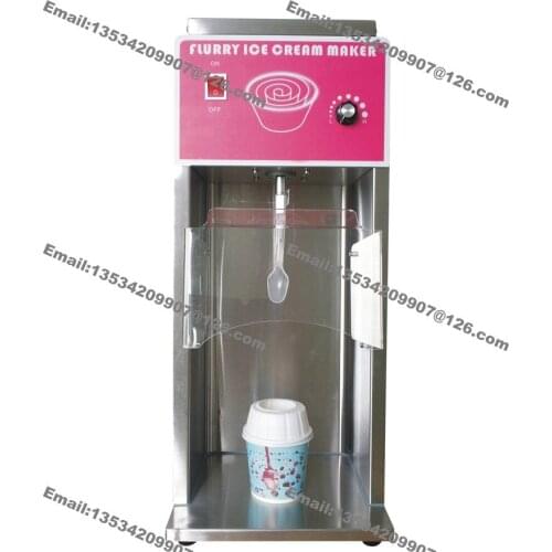 Free Shipping Stepless Speed 0-3600rpm Commercial Soft Icecream Flurry Machine Maker Shaker Mixer Blender
