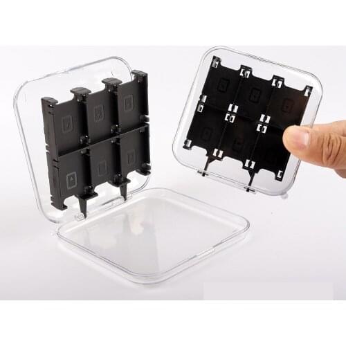 2PCS 12 in 1 Game Card Case SD Portable Cartridge Box Protector For Nitend Nintendo Switch Storage Box Protector Case