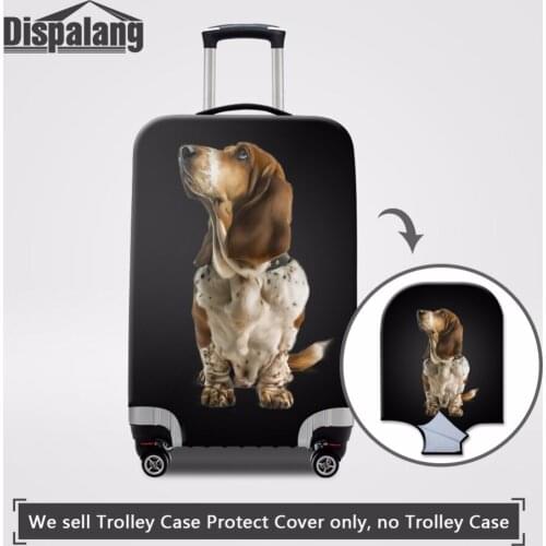 Dispalang Fashion Pet Dog Animal Prints Waterproof Luggage Protective Dust Covers For 18"-32" Trolley Suitcase Travel Bag Cover